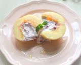 丸ごと桃の韓国発祥デザート♡グリークモモ作り方5写真