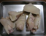 豚足の赤ワイン煮（ハヤシライス風味）作り方1写真
