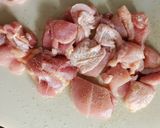楽チン♪鶏モモ肉唐揚げ♪作り方1写真