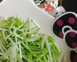 リカちゃん♡水菜クレソン*ホヤ山葵ドレ*作り方1写真