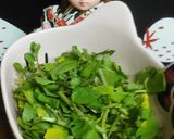 リカちゃん♡水菜クレソン*ホヤ山葵ドレ*作り方2写真