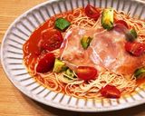 簡単！生ハム×アボカド のカッペリーニ作り方4写真