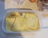 タッパー&レンチンでお稲荷さんの皮作り作り方1写真