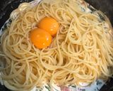 ベーコンとほうれん草のカルボナーラ作り方6写真