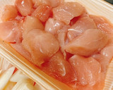 簡単！ふわっと♡鶏ささみの照りたま丼作り方2写真