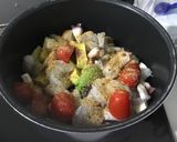 ぶっかけ！アヒージョパスタ作り方4写真