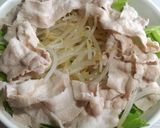 夏の一皿！寄せ豆腐と豚しゃぶのサラダ作り方4写真