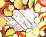 ピリ辛チキンウイングのグリル野菜添え作り方6写真
