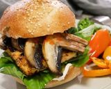 マッシュルームと豆腐のハンバーガー作り方10写真
