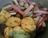 味がしみて美味！ずいきとがんもの味噌煮作り方6写真
