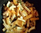 豚こまと厚揚げのペペロンチーノ作り方3写真