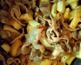 豚こまと厚揚げのペペロンチーノ作り方4写真