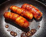 【串にさしたらお祭り気分】肉巻きおにぎり作り方10写真