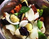 鶏肉 素揚げ野菜甘辛コチュジャン和え作り方7写真