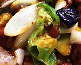 鶏肉 素揚げ野菜甘辛コチュジャン和え作り方8写真