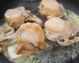 ホタテのバターわさび醤油炒め作り方3写真