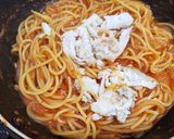 鯛のトマトソースパスタ作り方4写真