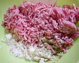 再現！ガストのハンバーグ作り方1写真