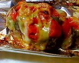 焦がし醤油のアボガドチーズハンバーグ作り方7写真