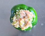 餃子の具でピーマンの肉詰め作り方3写真