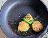 餃子の具でピーマンの肉詰め作り方8写真