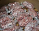 豚の切り落し肉で皮なしウィンナー作り方6写真