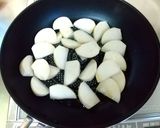 副菜に！かぶと小松菜のめんつゆ炒め作り方2写真