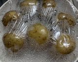 おかずになるピリ辛味噌だれ梨ポテサラ作り方3写真
