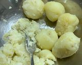 おかずになるピリ辛味噌だれ梨ポテサラ作り方13写真
