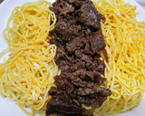 ある物で作る瓦そば風？焼きそば作り方6写真