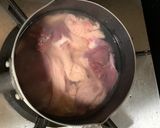 【砂糖不使用】鳥もつ煮作り方5写真
