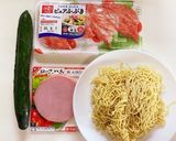 混ぜるだけ簡単♫ 冷やし中華作り方1写真