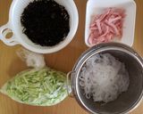 キャベツとしらたきのゆずマヨサラダ作り方1写真