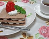 ウエハース消費♪なんちゃってミルフィーユ作り方6写真