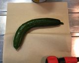 叩き胡瓜のスタミナ漬け作り方1写真