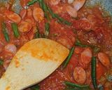 ウインナーといんげんのナポリタン風パスタ作り方4写真