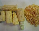 夏限定！トウモロコシと枝豆のご飯作り方2写真