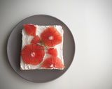 インスタ映え　オレンジ生クリームトースト作り方5写真