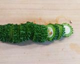 甘辛♪ゴーヤの肉詰めと茄子の照り焼き作り方1写真