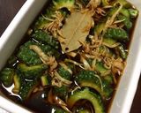超簡単！ぽりぽり食感！ゴーヤの甘辛漬け作り方9写真