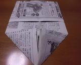 新聞紙で作る生ごみ入れ：滅茶便利でエコ！作り方10写真