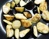 甘辛♪ゴーヤの肉詰めと茄子の照り焼き作り方7写真