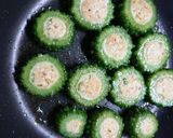甘辛♪ゴーヤの肉詰めと茄子の照り焼き作り方9写真