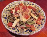 全然苦くないゴーヤチャンプル(夏野菜入)作り方15写真