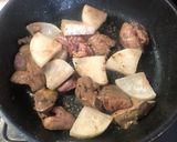 鳥レバーと大根のサッパリ炒め煮の作り方作り方5写真