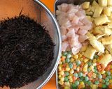 鶏むね肉☆ひじき☆Mixベジタブルの煮物作り方2写真