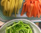 福耳唐辛子とグランドペチカの野菜きんぴら作り方5写真