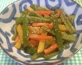 福耳唐辛子とグランドペチカの野菜きんぴら作り方9写真