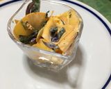 金時草とコリンキーのサラダ作り方4写真