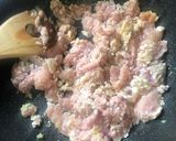 鶏ひき肉と葱のパスタ作り方6写真